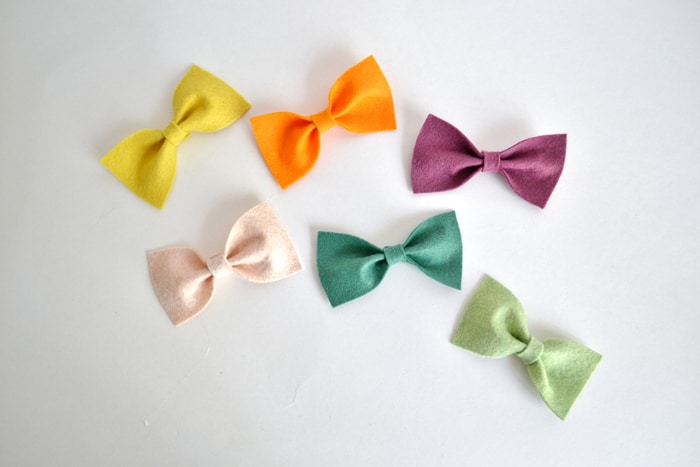 how to make felt bows