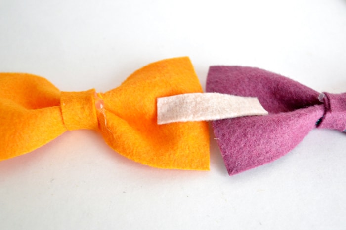 how to make felt bows