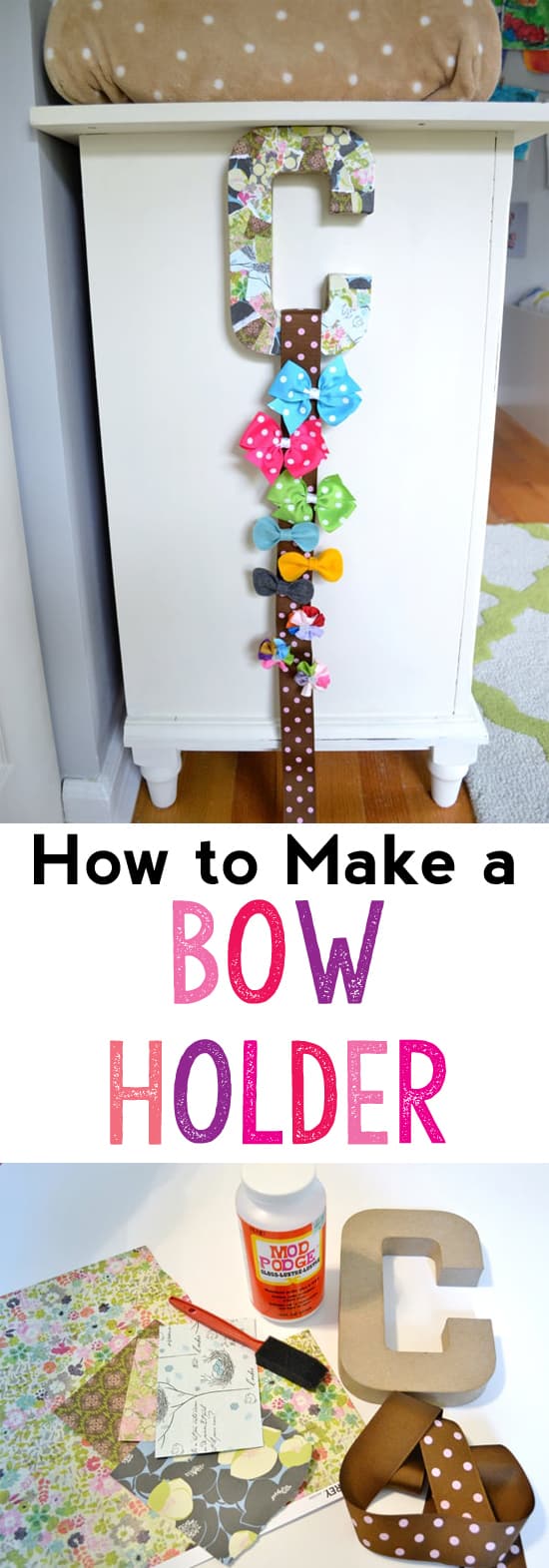 How to Make a Bow Holder