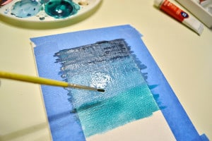 abstract watercolor canvases