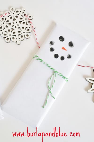 snowman candy bars