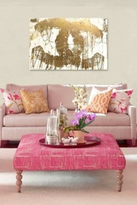 Pink and Gold Rooms