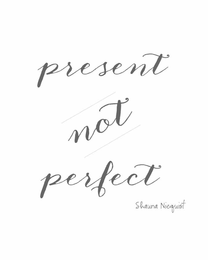 present not perfect