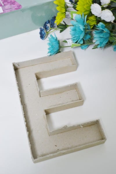 diy easy floral monogram