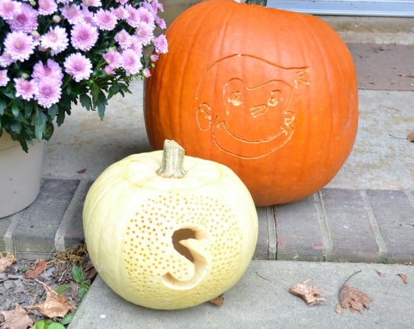 monogram pumpkin