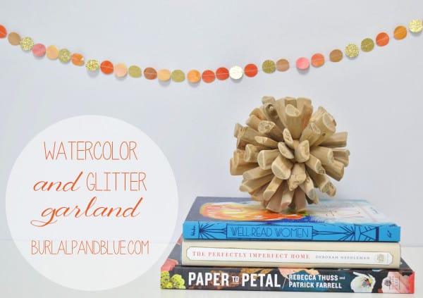 watercolor garland