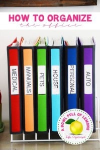 Easy Organization Ideas