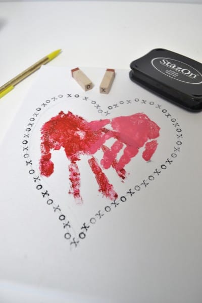 handprint heart