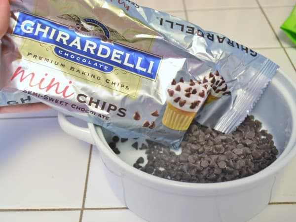 melting chocolate chips