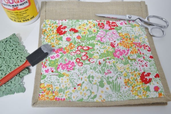 mod podge tote