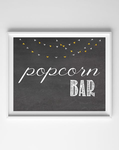 popcorn bar