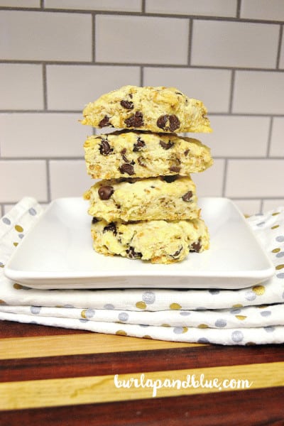 chocolate chip scones