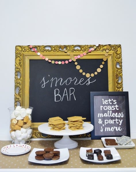 s'mores bar