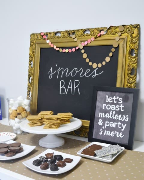 s'mores bar