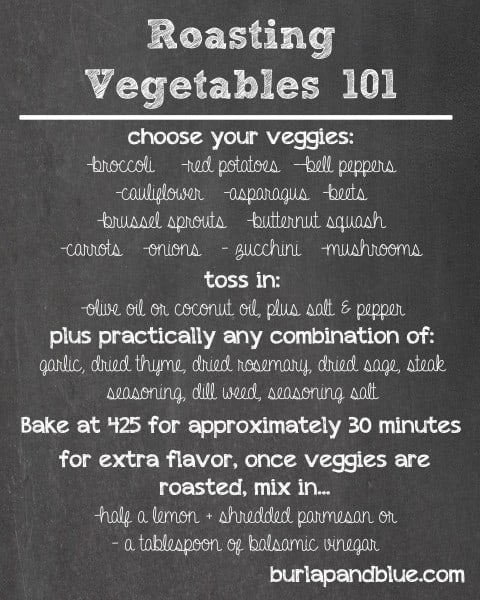 how to roast vegetables