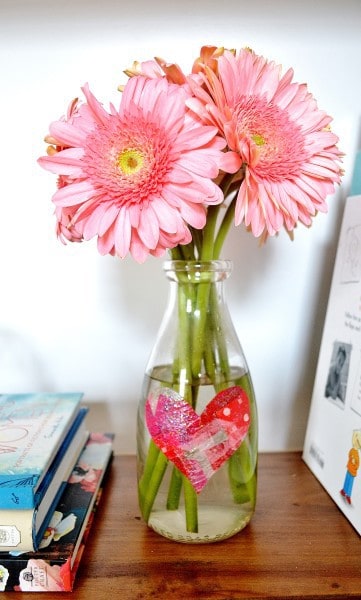 valentines day vase
