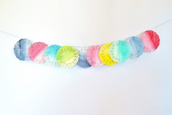 watercolor garland