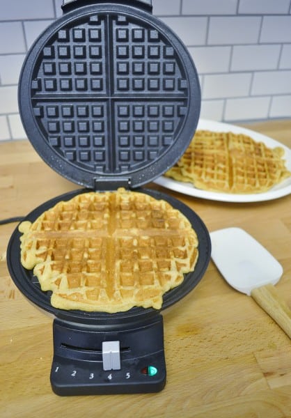 peanut powder waffles