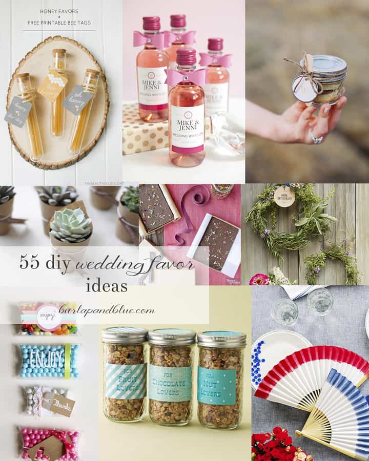 88 Easy DIY Wedding Favors