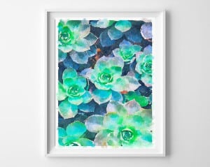 Watercolor Flowers Free Printables