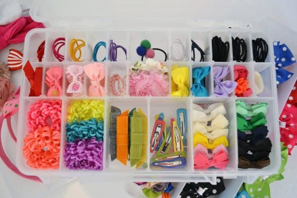 hair accessory organization tips with creative options