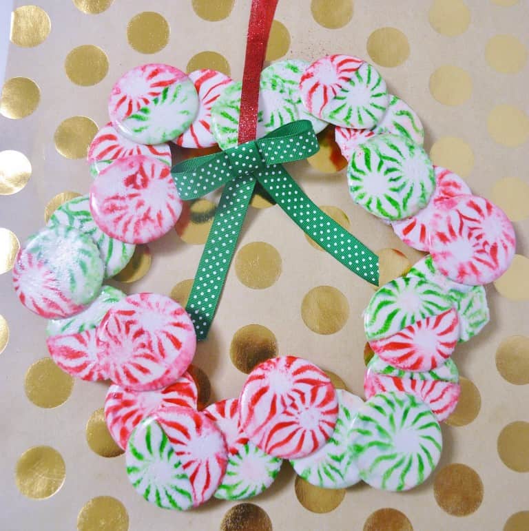 Starlight Mint Christmas Wreath