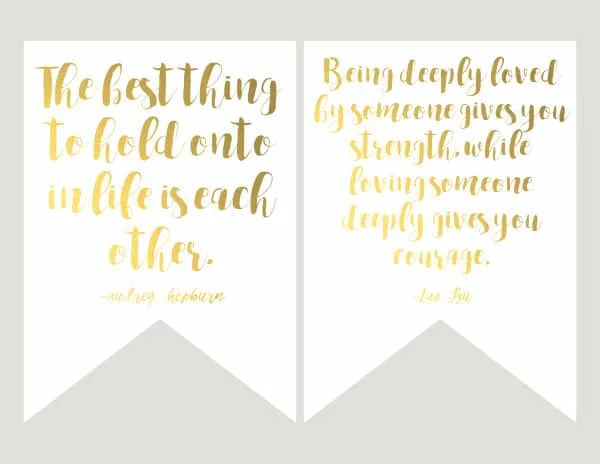 printable wedding tags