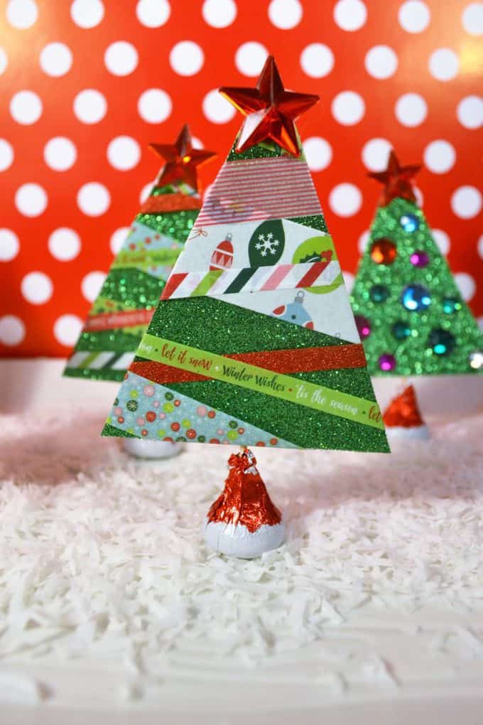 Make Paper Christmas Trees {With Washi Tape}