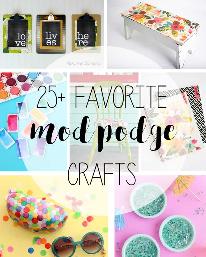 Crafts for Seniors - Mod Podge Rocks