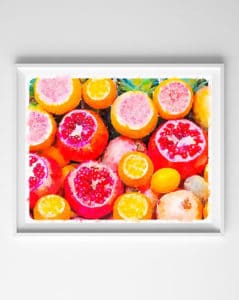 FREE KITCHEN PRINTABLES {WATERCOLOR FRUIT ART}