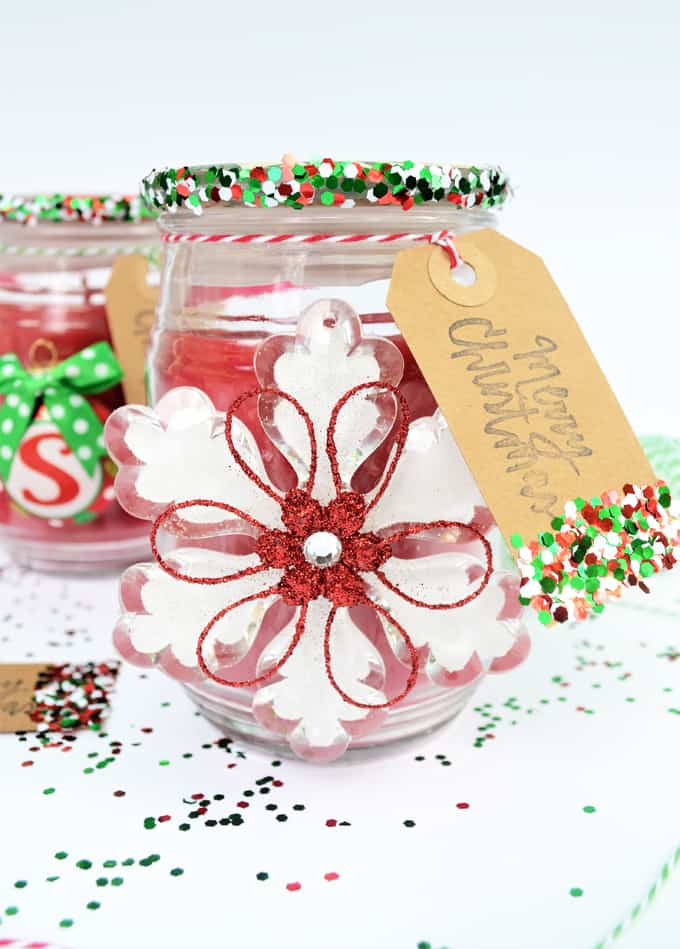 Christmas Gift Idea {Decorate a Store Bought Candle!}