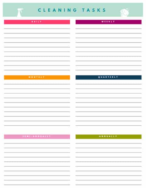 Free Printables to Help You Organize Every Aspect of Your Life