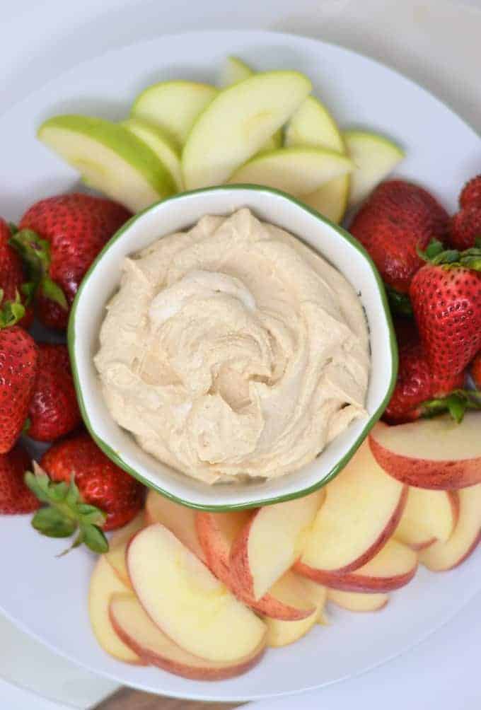 Easy Fruit Dip Recipe with MaraNatha Creamy No Stir Almond Butter