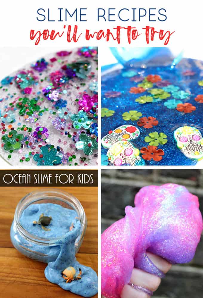 Slime Recipes to Try {Easy Slime Recipes for Kids}