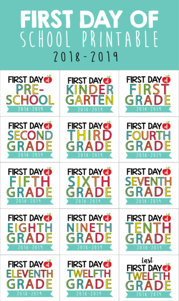 First Day of School Signs (And Other Fun Back to School Ideas!)