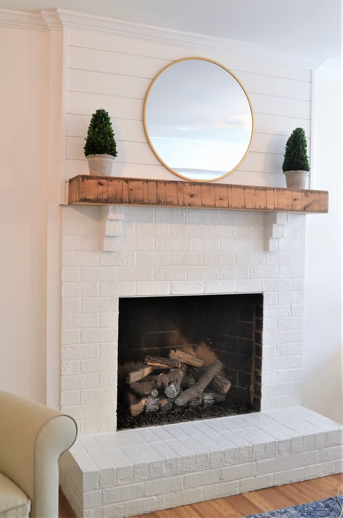 White Brick Gas Fireplace – Fireplace Guide by Linda