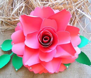 Paper Flower Templates {Free Templates to Make Easy Paper Flowers}