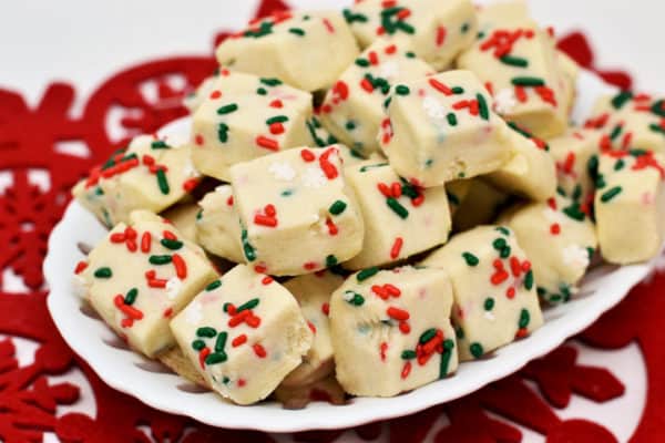 Christmas Shortbread Bites {An Easy Holiday Cookie Recipe}