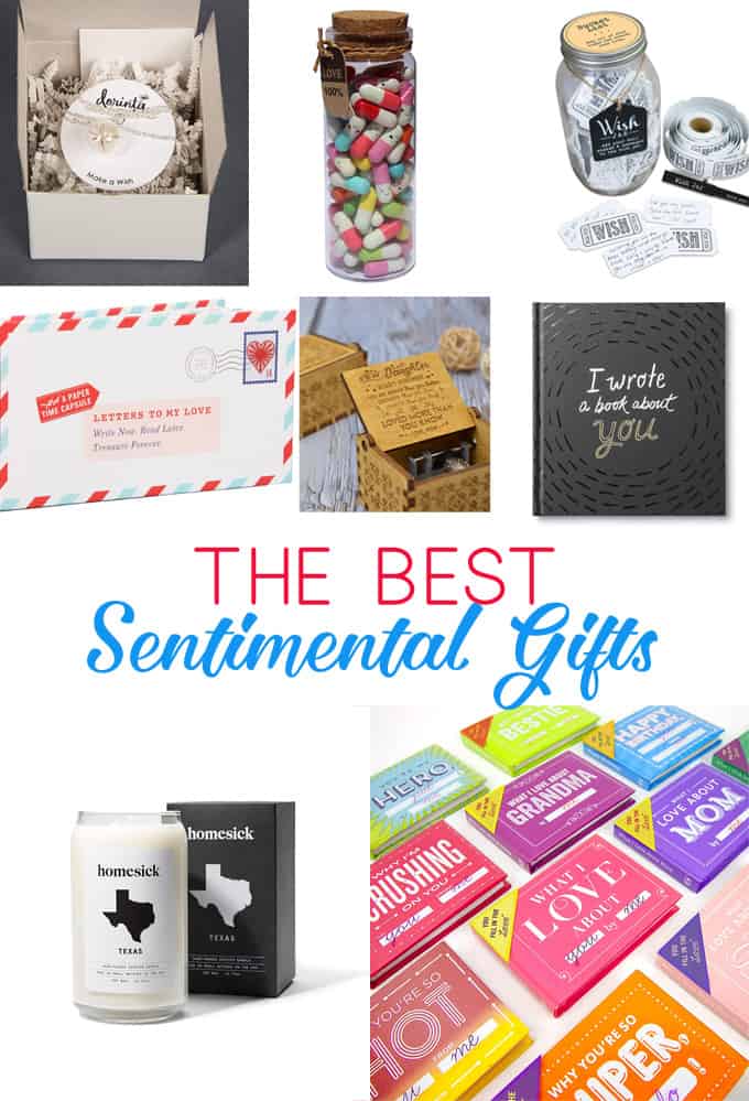 Sentimental Gifts {The Best Meaningful Gift Ideas for Girlfriends,  Boyfriends, Family and Besties}