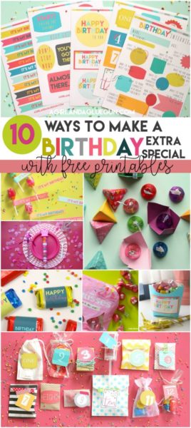 Birthday Countdown Ideas {Countdown Calendar Products and DIYs}