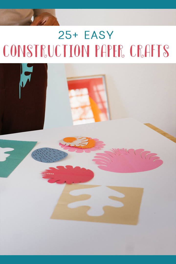 25 Easy Construction Paper Crafts for Kids of All Ages