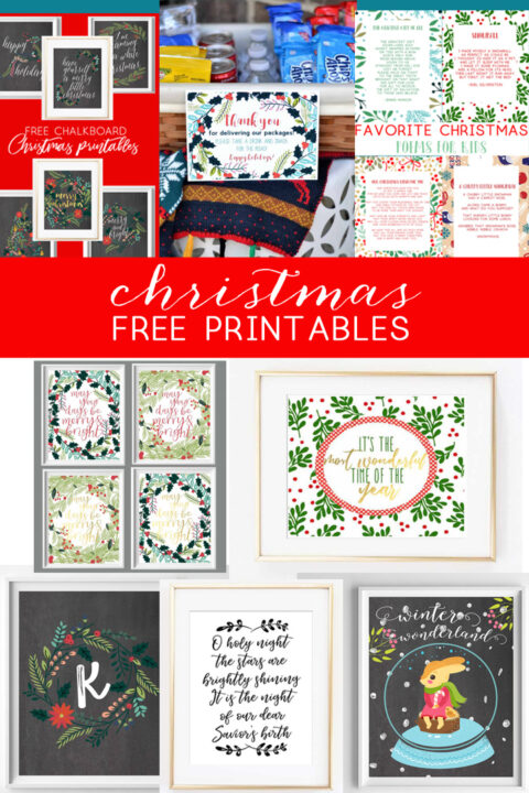 Free Christmas Printables {Christmas Printable Art for Your Home}