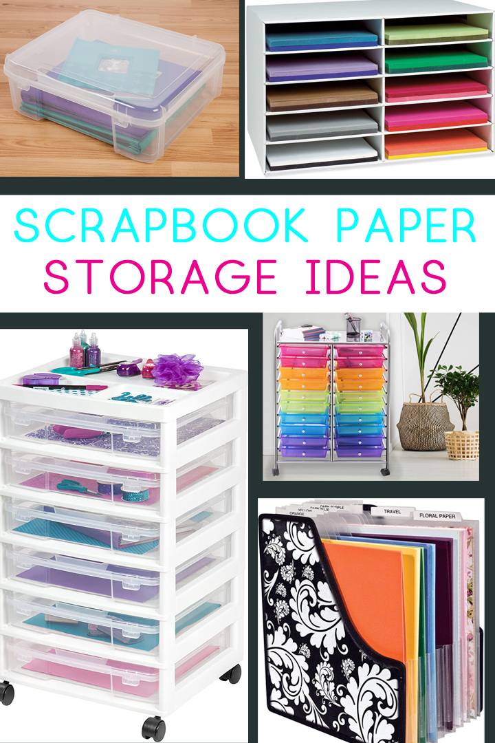 Scrapbook Paper Storage {Clever Paper Storing Ideas}