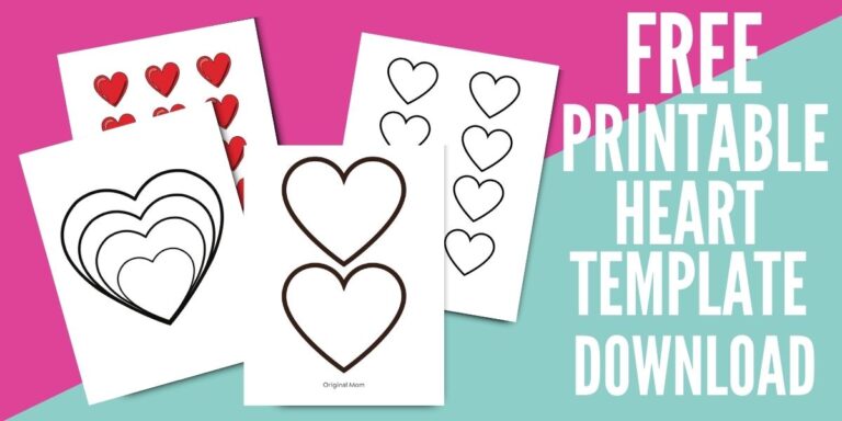 heart template and outlines free templates for sewing and