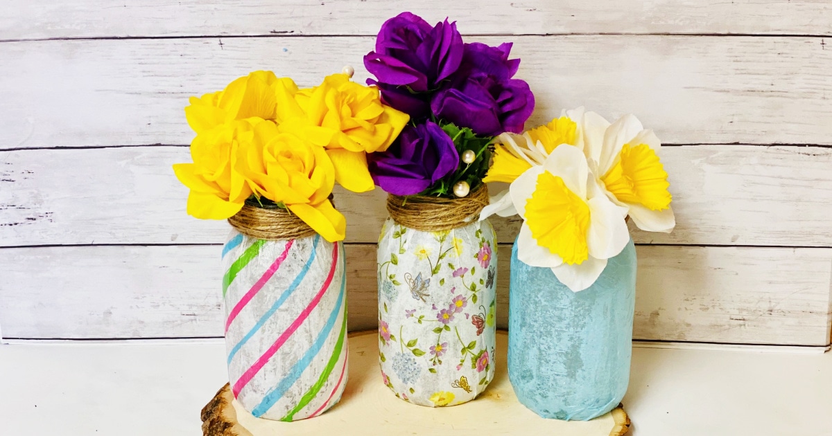 Decorate a Vase - DIY Craft Ideas for Glass Vases and Jars