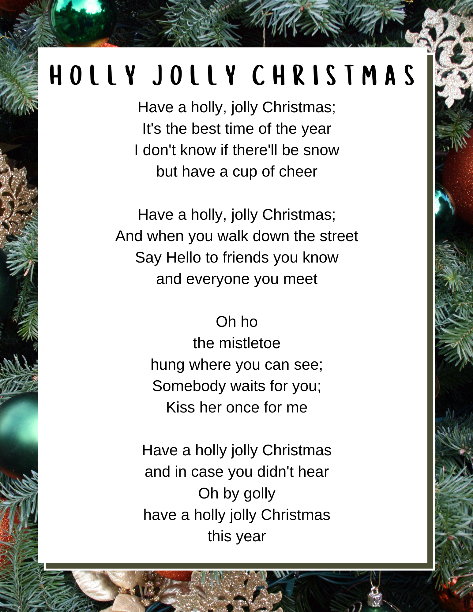 Best Christmas Songs Lyrics: Over 100 Christmas Songs Lyrics for  adults, children