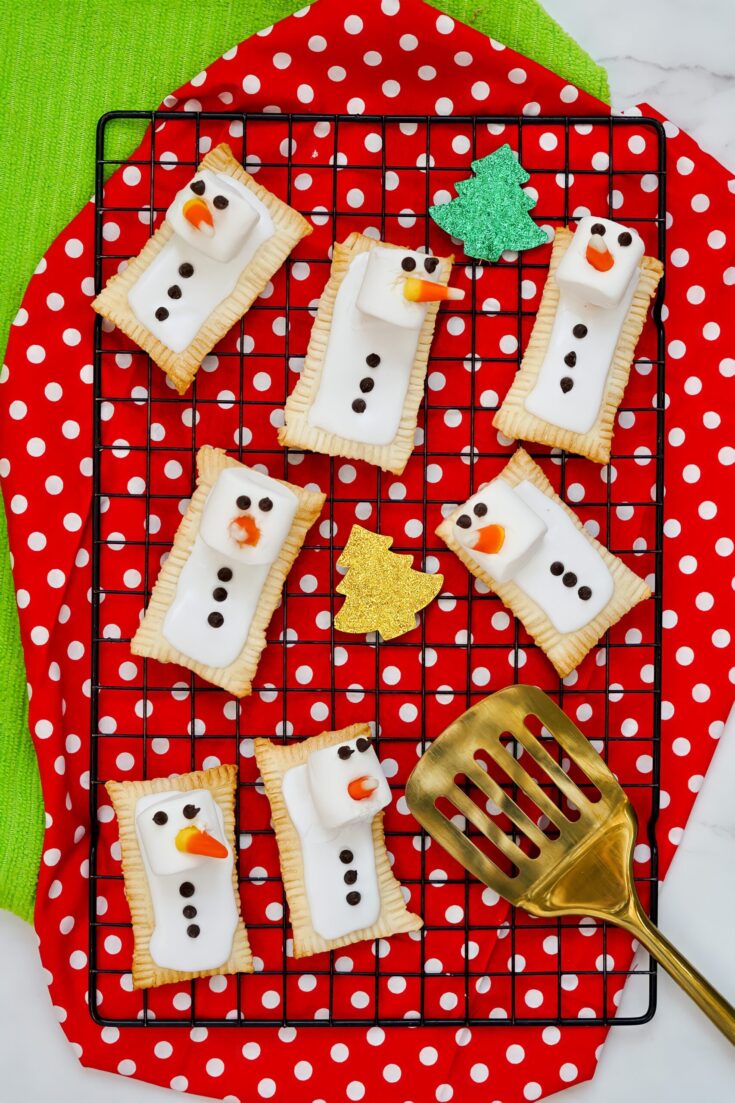 snowmen pop tarts